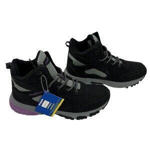 Goodyear Ariella Boots Black‎ Lavander outdoor women’s hiking Shoes Size 9.5 NWB